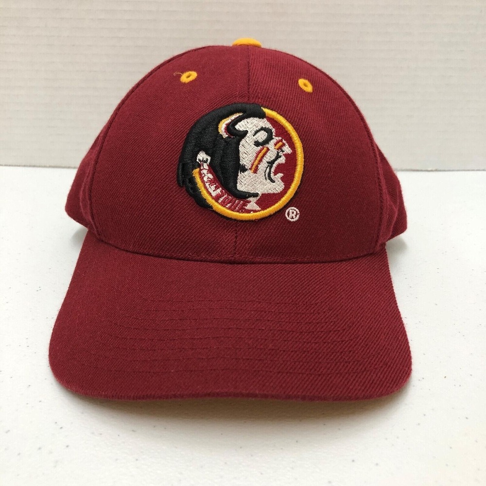 Florida State Seminoles Hat Cap Snap Back Mens One Size Red NCAA Football Logo